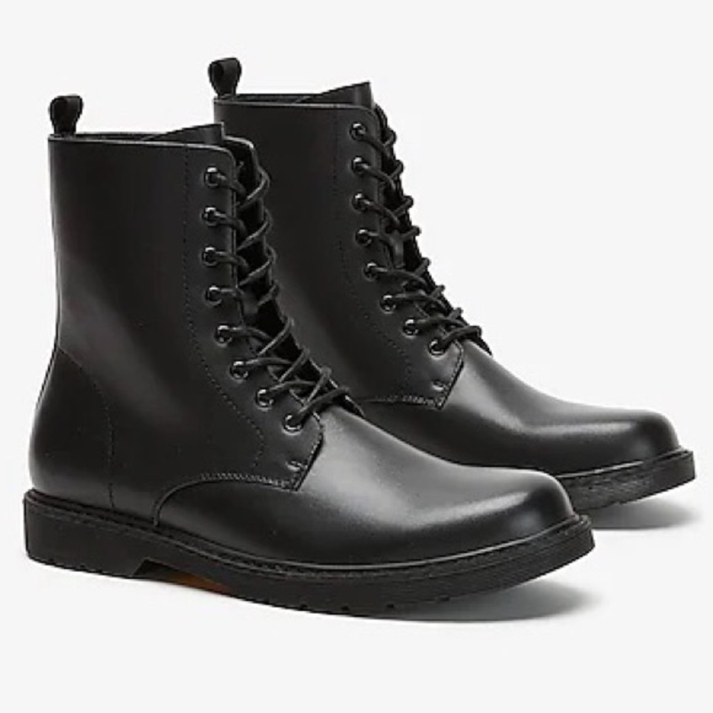 EXPRESS Black Combat Boots